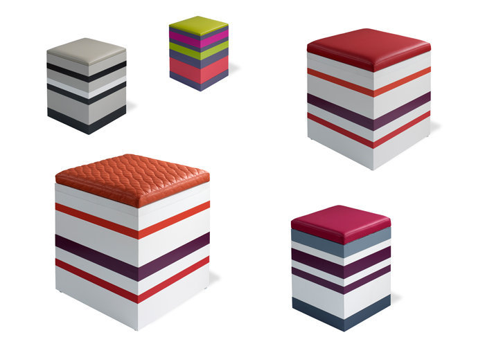 poufs personnalisables en couleurs Group-Pied par Les Pieds Sur La Table